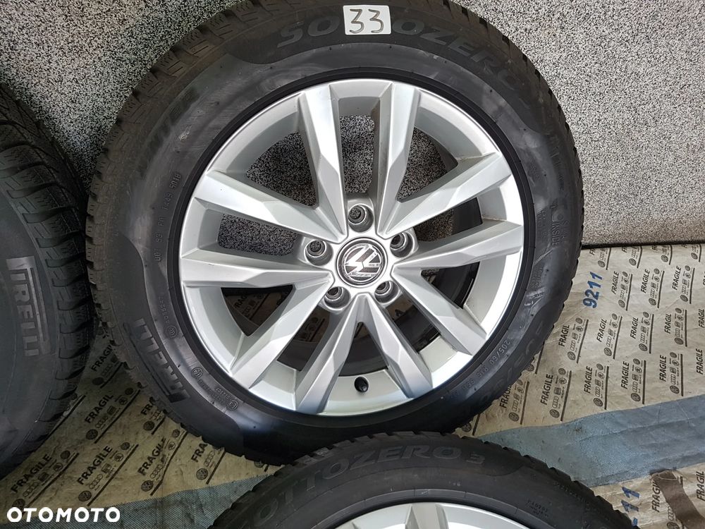 KOŁA ZIMOWE ORYGINAŁ VW GOLF TOURAN CADDY PASSAT  5X112 205/60R16 - 14