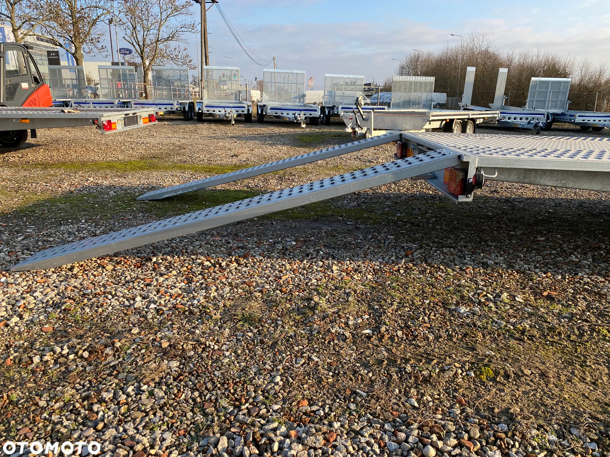 Niewiadów Mars 600X220 CM DMC 3500KG PŁASKA 2 OSIOWA DO PRZEWOZU SAMOCHODÓW I MASZYN MAŁE KOŁA 13 WZMACNIANE WYPEŁNIENIE BLACHA ALU Z KOŁEM ZAPASOWYM | RATY | LEASING | - 17