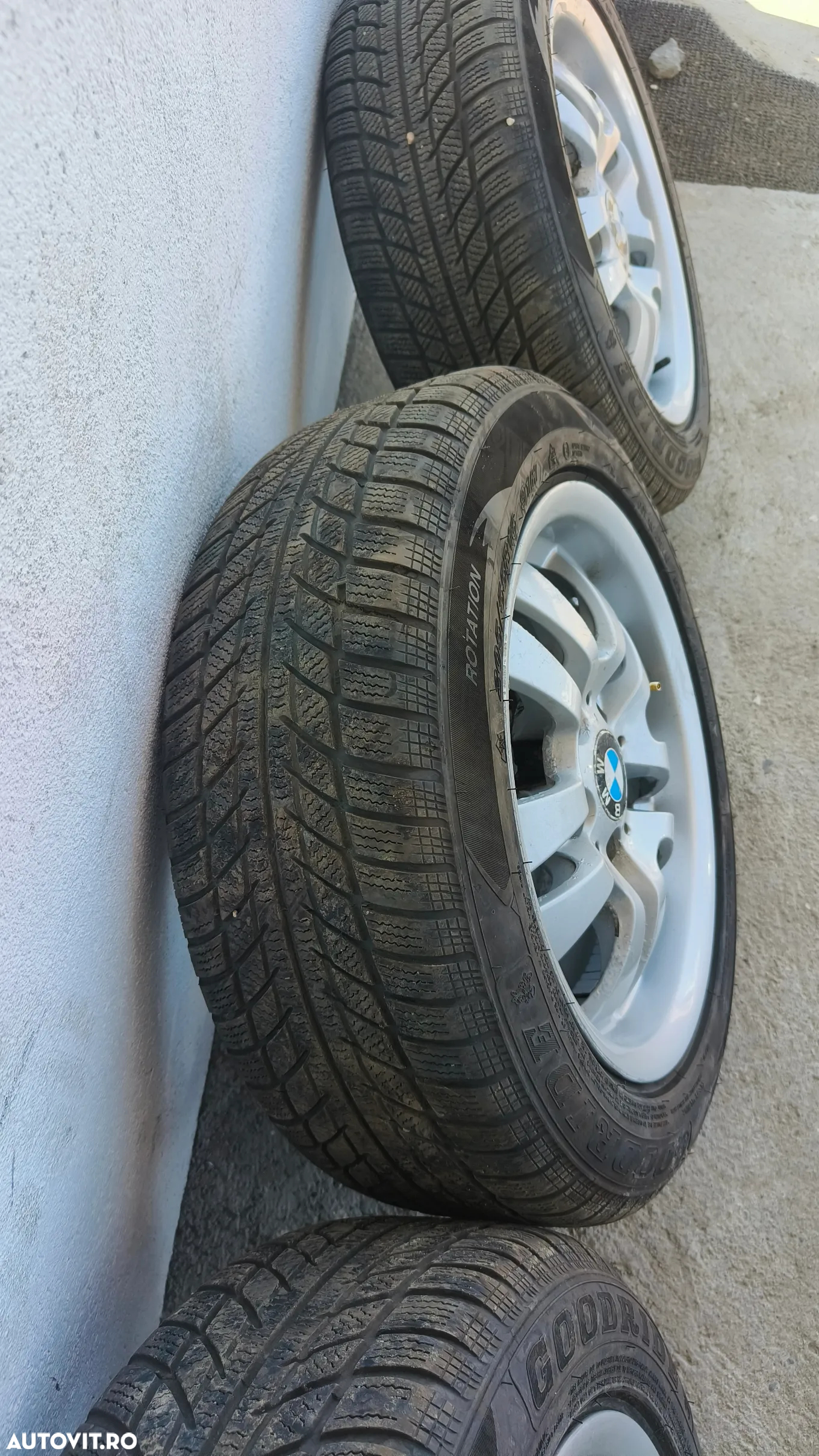 Set jante BMW style 154 7j16 et 34 dedicate E90/91 cu anvelope iarna 205/55/16 - 10