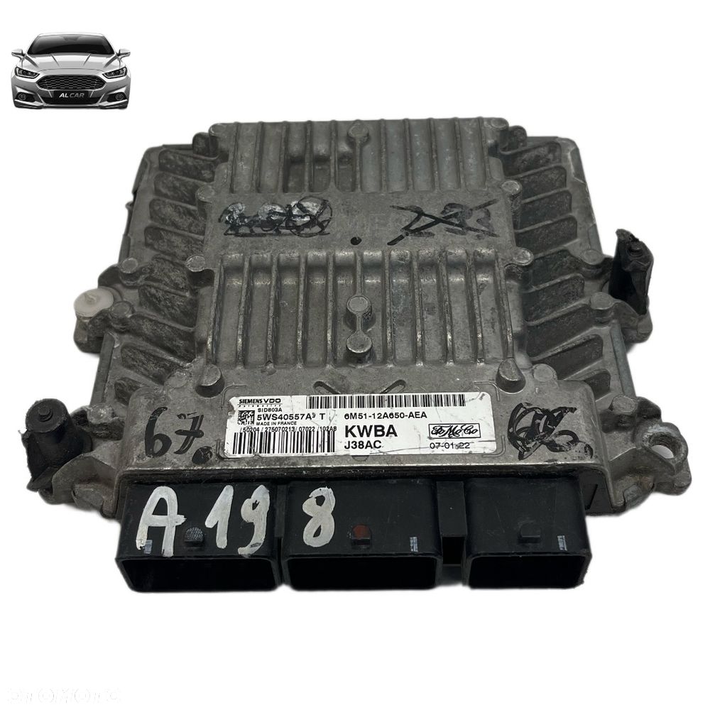 STEROWNIK SILNIKA 2.0 TDCI FORD FOCUS MK2 6M51-12A650-AEA - 1
