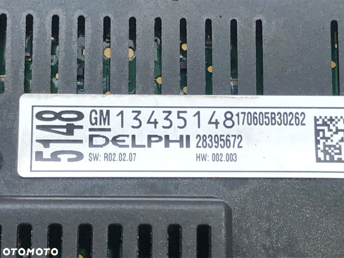 PANEL STEROWANIA NAWIEWU - 313.00 PLN - OPEL ASTRA J sedan 2012 - 2022 1.4 LPG (69) 103 kW [140 KM] - 4