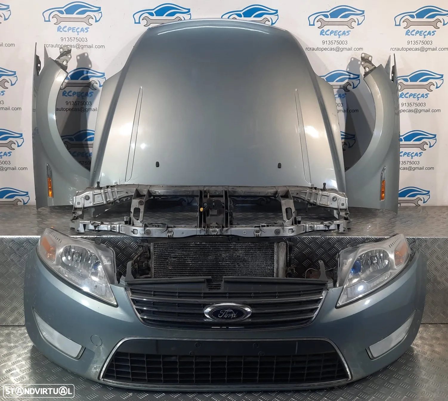 FRENTE COMPLETA FORD MONDEO IV 4 MK4 CAPOT PARACHOQUES GUARDA-LAMAS OTICAS RADIADOR VENTILADOR FRENTE FIBRA REFORÇO - 4