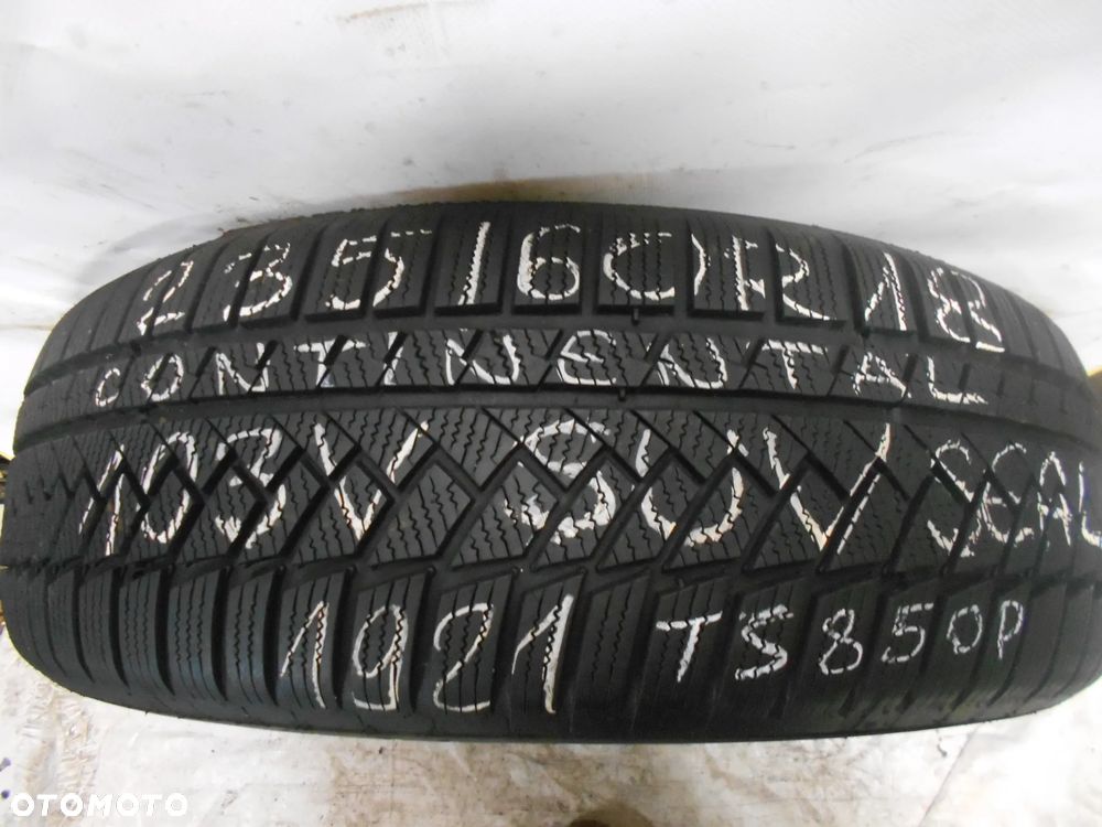 OPONA POJEDYNKA  235/60R18 CONTINENTAL WINTER CONTACT TS 850P SUV DOT 1921 7.6MM - 1