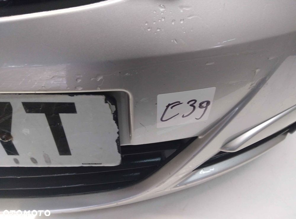 } ZDERZAK PRZÓD PRZEDNI OPEL CORSA D Z157 SREBRNY HALOGENY - 4