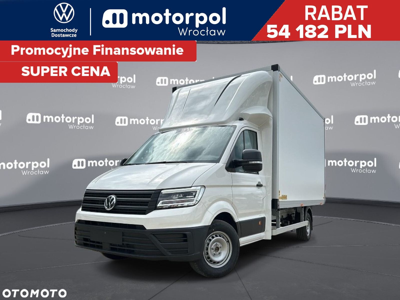 Volkswagen Crafter 35 KONTENER Z WINDĄ, Poj. Kabina, DMC=3.5t, 2.0BiTDI 163KM - 1