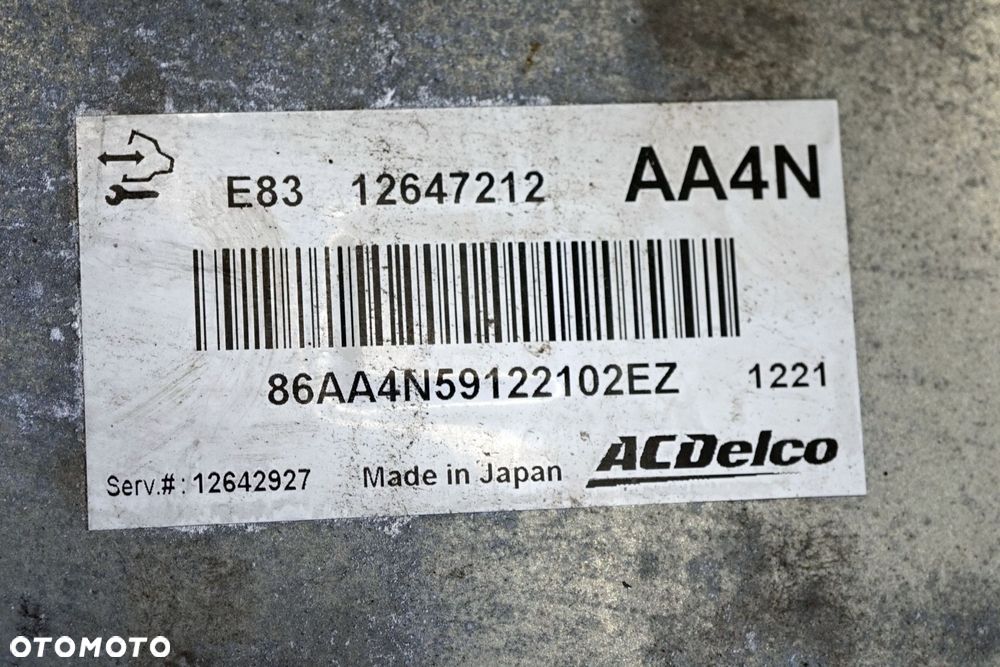 STEROWNIK SILNIKA KOMPUTER ASTRA IV J 1.4 16V 12647212 AA4N OPEL 2009-2015 - 3