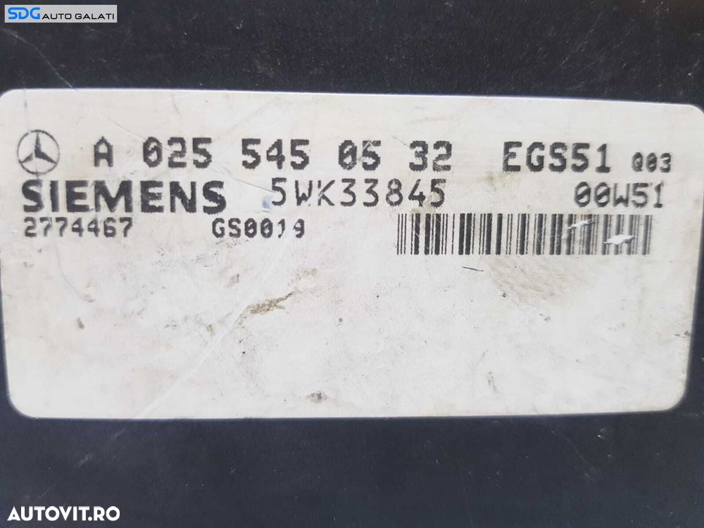 Calculator Modul Cutie Viteze Mercedes Benz Clasa C C Class W203 2000-2007 Cod A0255450532 [L3547] - 4