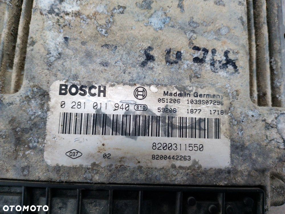 KOMPUTER, STEROWNIK OPEL MOVANO A 8200311550 0281011940  BOSCH 2.5 CDTI - 1