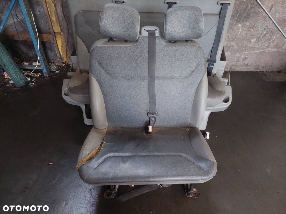 FOTEL PASAŻERA DWÓJKA + FOTELE KANAPA ŁAWKA ZABUDOWA RENAULT TRAFIC II - 2