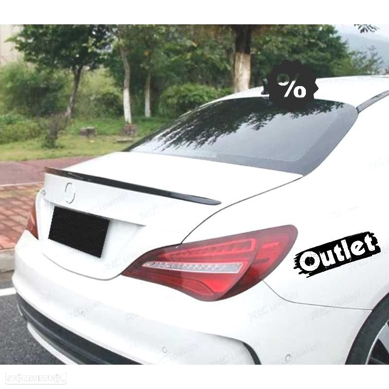 C020042C3 AILERON SPOILER DE MALA PARA MERCEDES CLA C117 12- LOOK AMG PRETO BRIL - 2