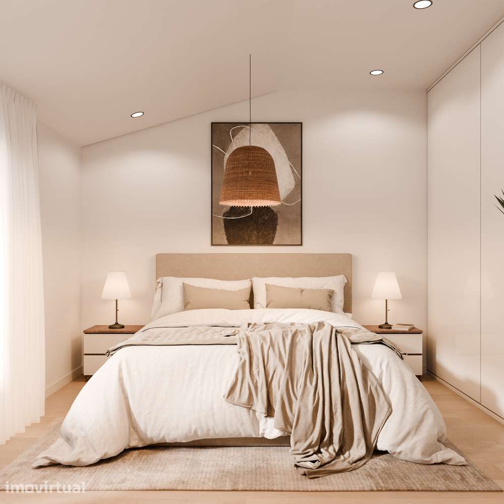 Apartamento T2 com varanda, garagem e terraço - Grande imagem: 4/13
