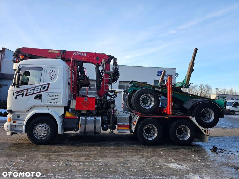 Scania R580 6x4 V8 + KESLA + WÓZEK DOLL CAŁY ZESTAW - 4