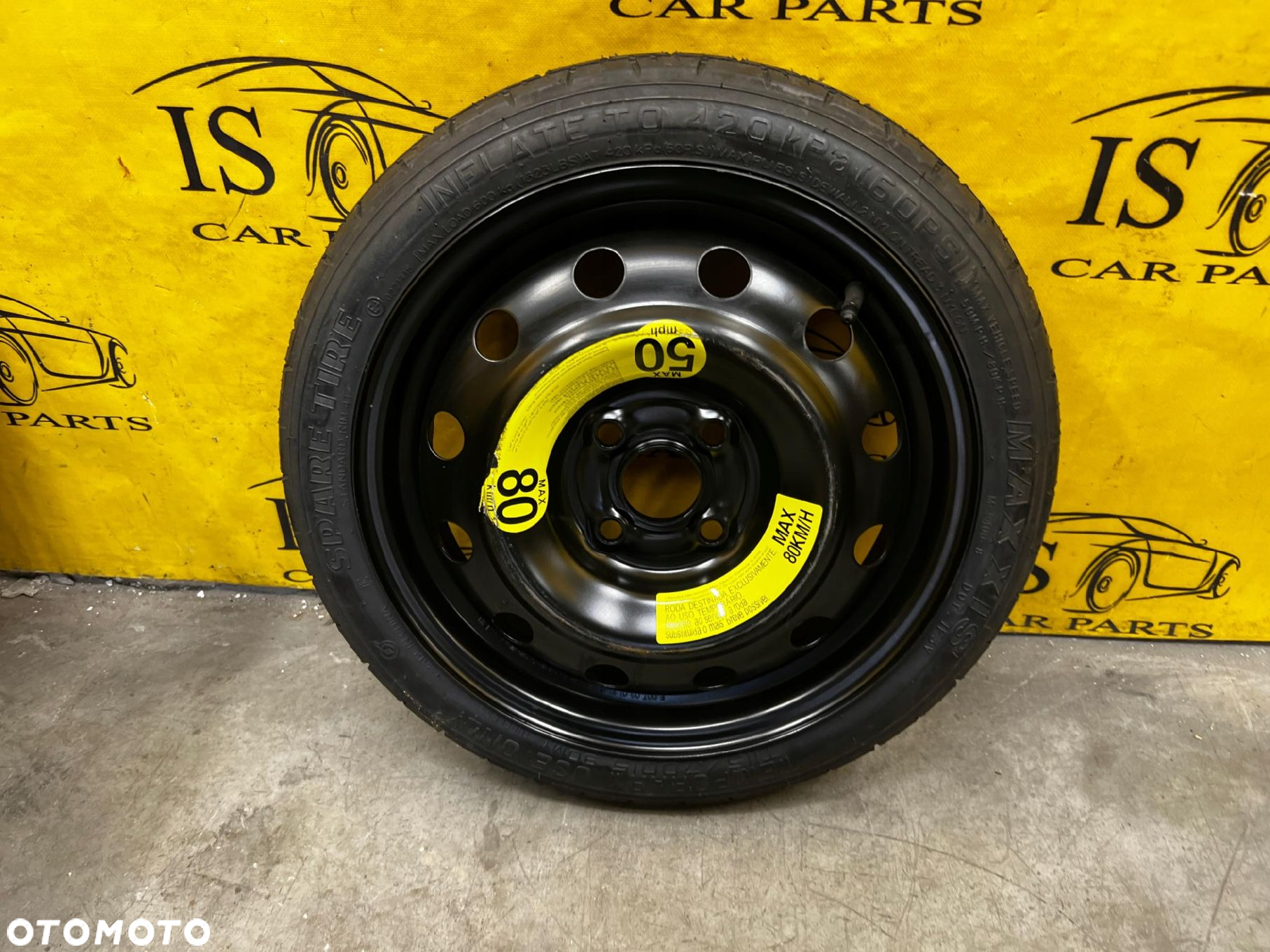 ZESTAW NAPRAWCZY KOŁO ZAPASOWE DOJAZDOWE KIA PICANTO III 115/70 R15 - 3
