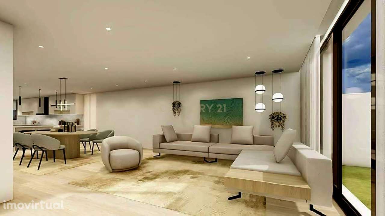 Moradia T3 Moderna em Construção Junto ao Metro da Póvoa de Varzim - Grande imagem: 2/25