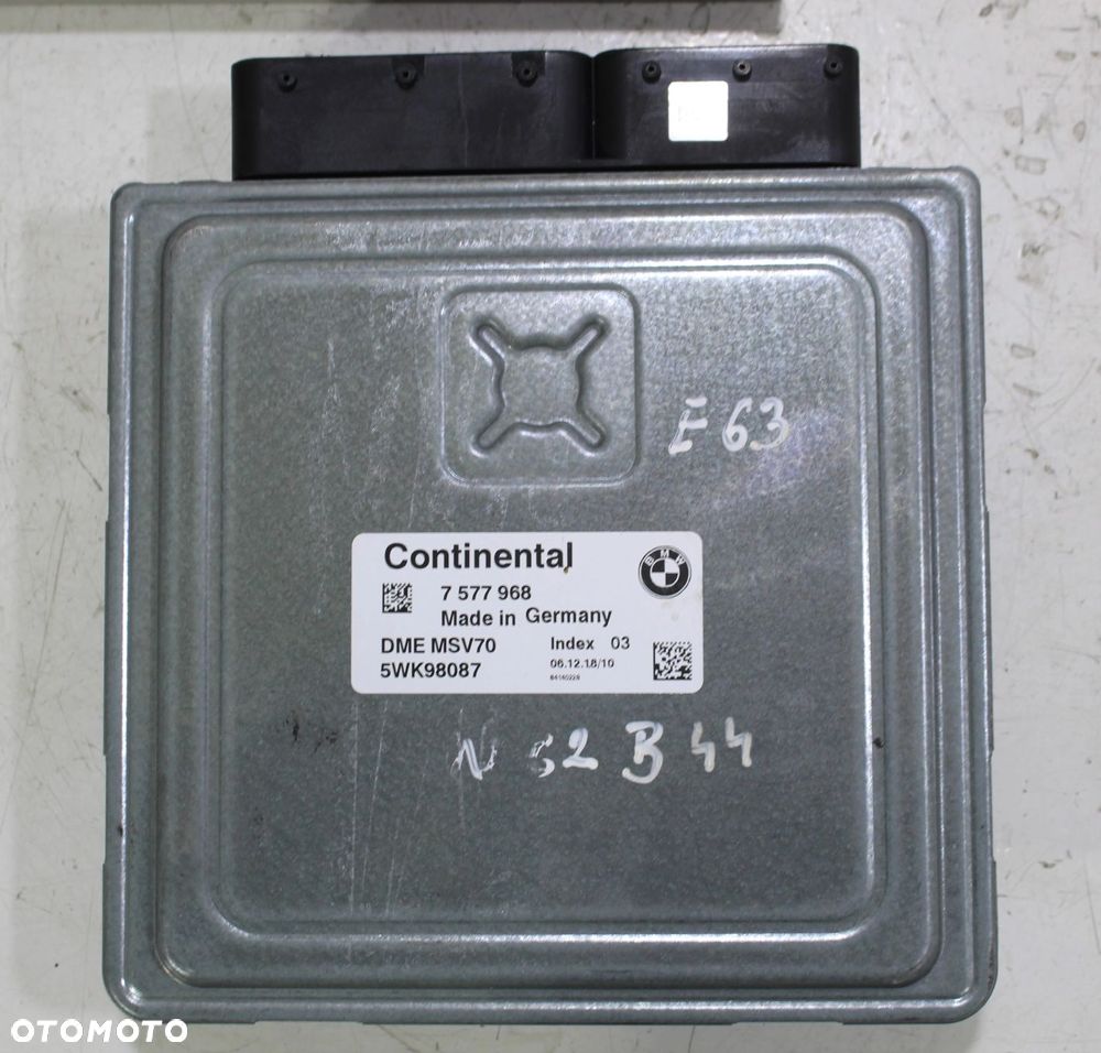 ZESTAW STARTOWY CAS BMW E63 E64 N52B30 3.0B 7577968 - 2