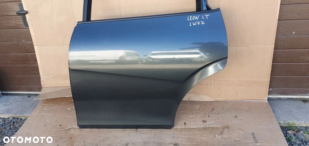 Drzwi lewy tył tylne lewe Seat Leon II Lift LW7Z - 5