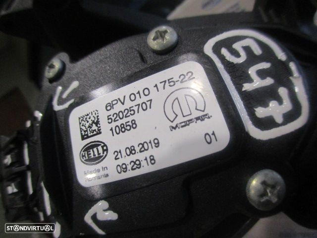 Pedal 6PV01017522 52025707 FIAT TIPO 2 FASE 2 2020 1.3JTD FICHA PARTIDA 95CV 5P BRANCO - 6