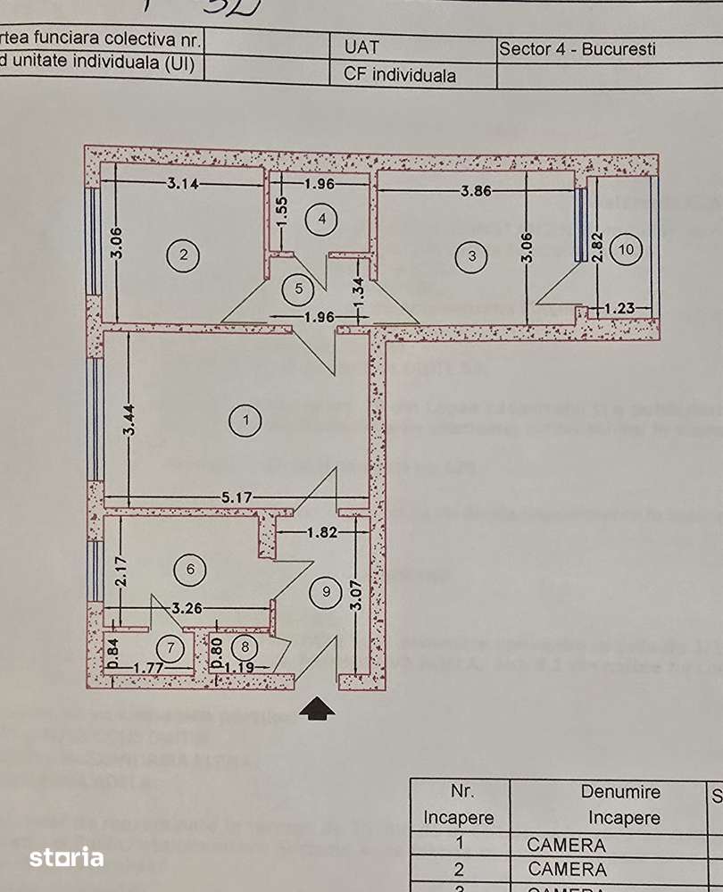 Vand apartament 3 camere, zona Berceni — fotografia 1