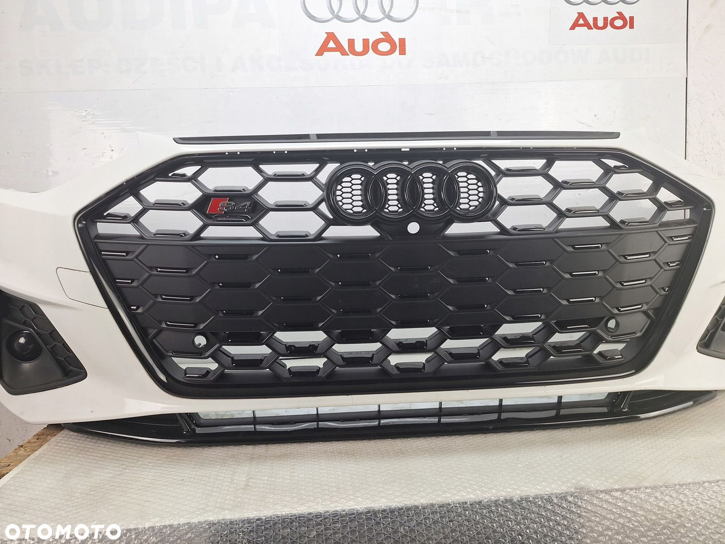 ZDERZAK AUDI S4 8W 8W0 B9 2020-2024 LIFT PO LIFTINGU BLACK EDITION 4 X PDC - 2