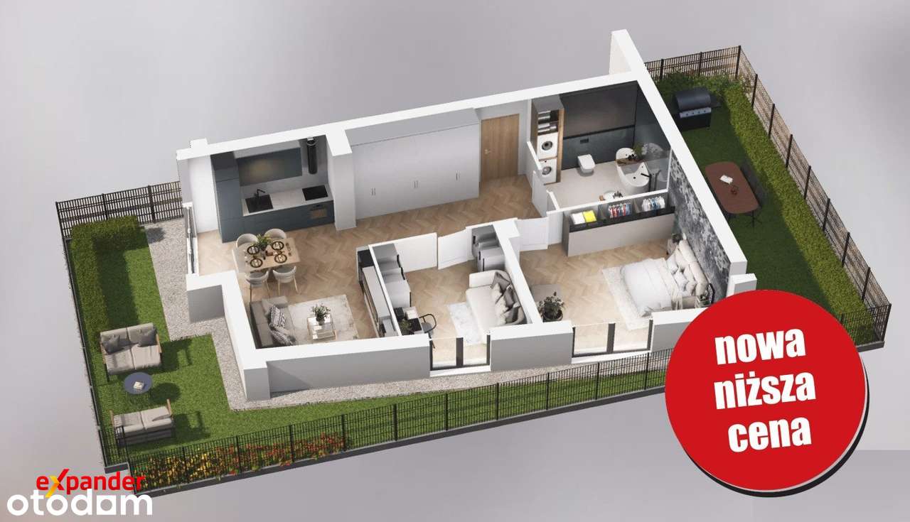 2x Duże ogródki 90m2, 20 minut do centrum - 851 tys. 12,5 tys/m2 PROMO