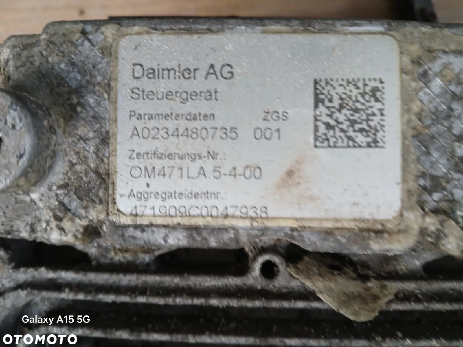 MODUŁ STEROWNIK KOMPUTER SILNIKA MCM 2 MERCEDES ACTROS MP4 EURO 6   OM471 LA 6-4-00 A 001 446 40 35 / 001  A 001 446 50 35 /001 - 2