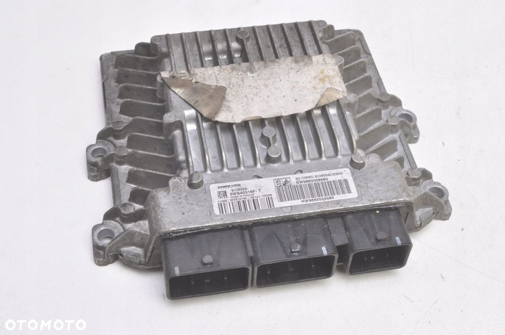 PEUGEOT 607 2.0 HDI KOMPUTER STEROWNIK SILNIKA 9663008980 - 1