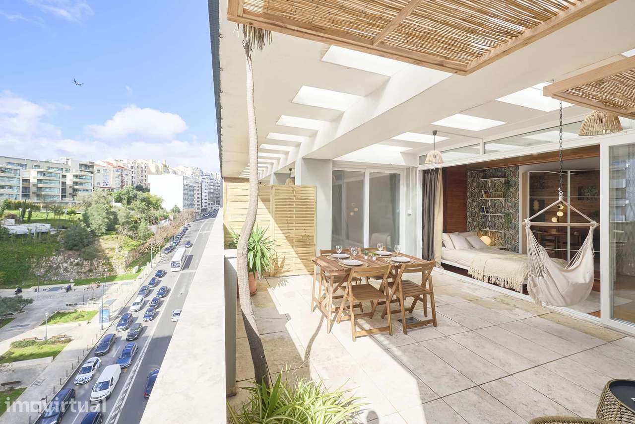 Modern Studio in Avenida Infante Santo, Lisbon - Grande imagem: 2/21