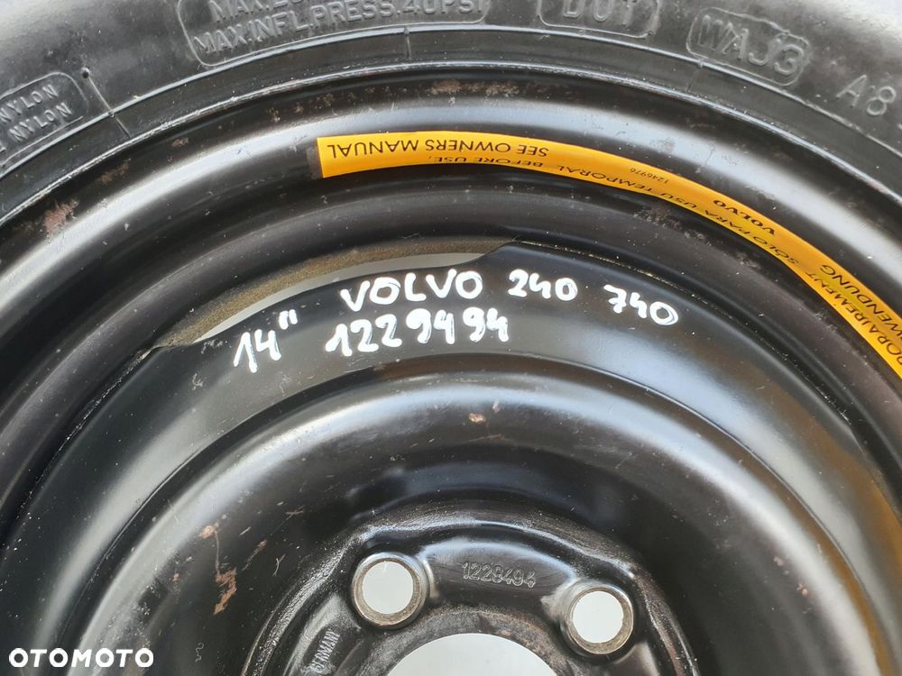 Volvo 240 940 740 KOŁO ZAPASOWE Zapas 175/80 R14 - 11
