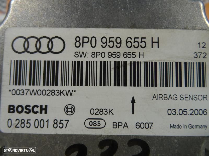 Centralina De Airbags Audi A3 Sportback (8Pa)  8P0959655h / 0285001857 - 2
