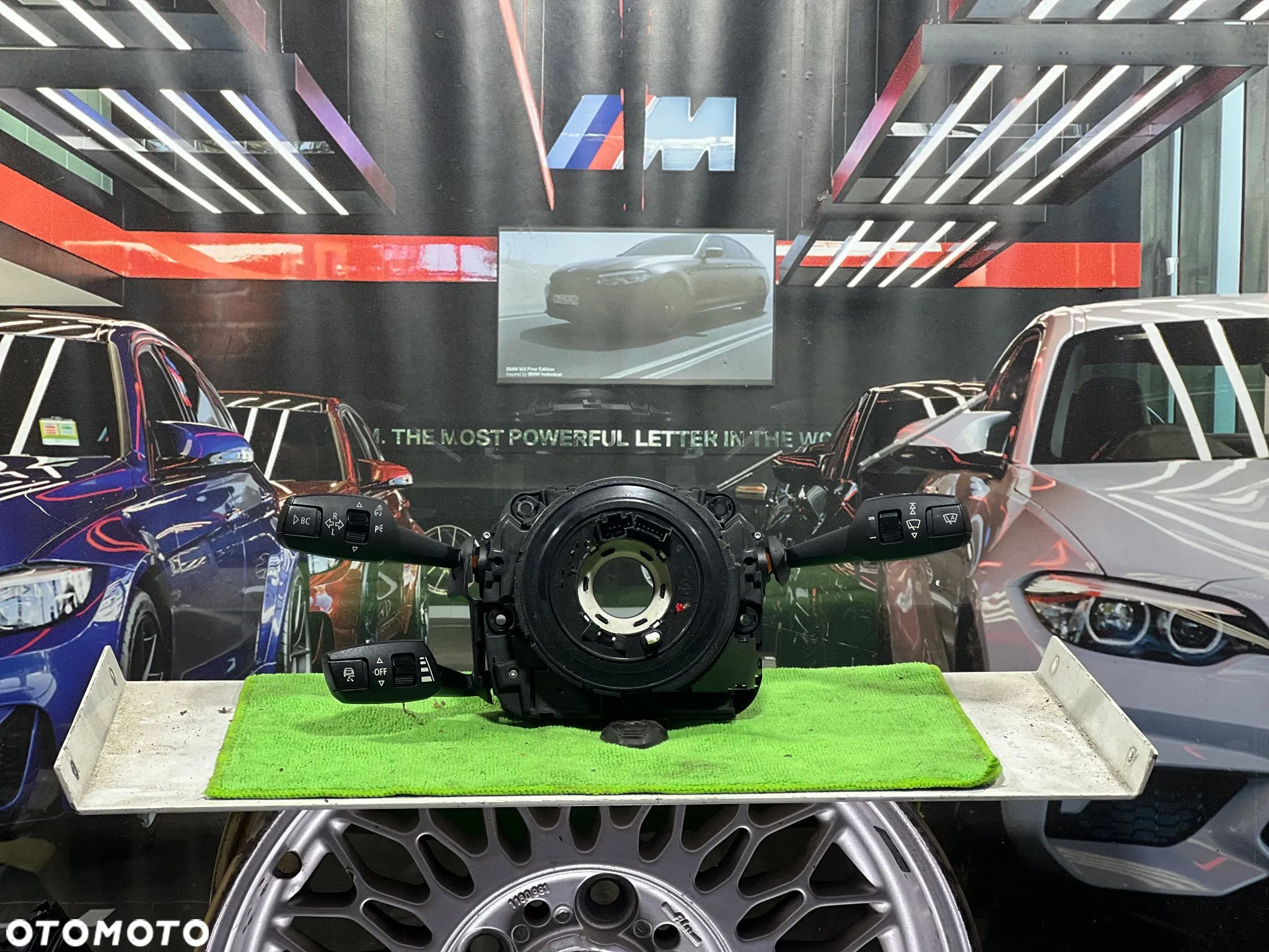 BMW E90 E91 MANETKI PRZEŁĄCZNIK ZESPOLONY AKTYWNY TEMPOMAT 9123057 - 1