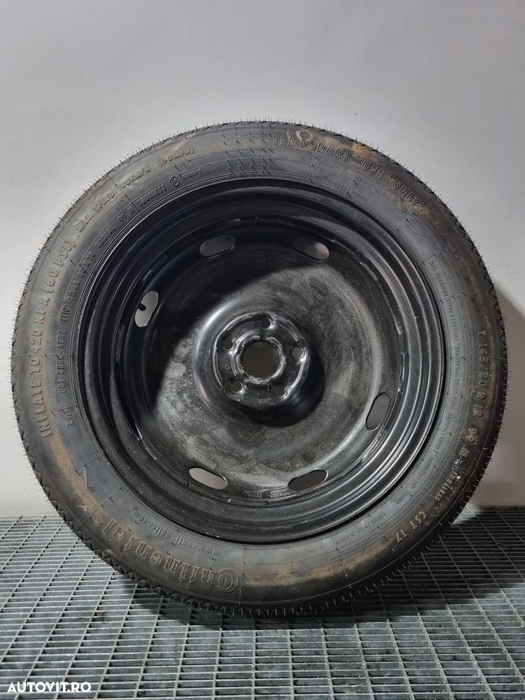 Roata rezerva Volkswagen Tiguan 5N 2007 - 2011 SUV (1481) ET 27.5 145/80R18 - 2
