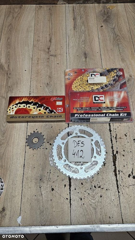 Zestaw napędowy Dyna Chain łańcuch DC525MSX2-G zębatki 16/46 Yamaha FZ8 S - 1