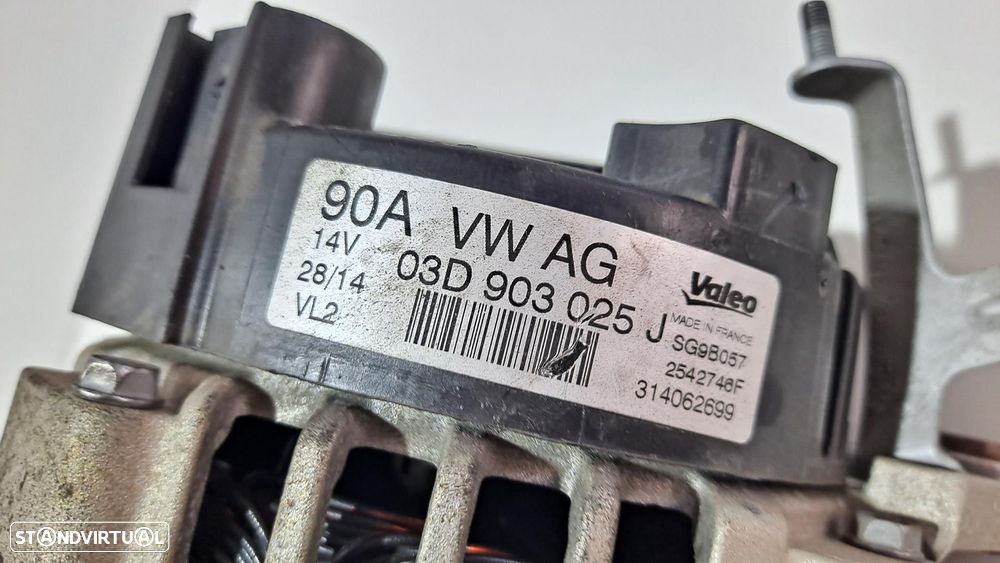 ALTERNADOR SKODA FABIA I 2014 -03D903025J - 4