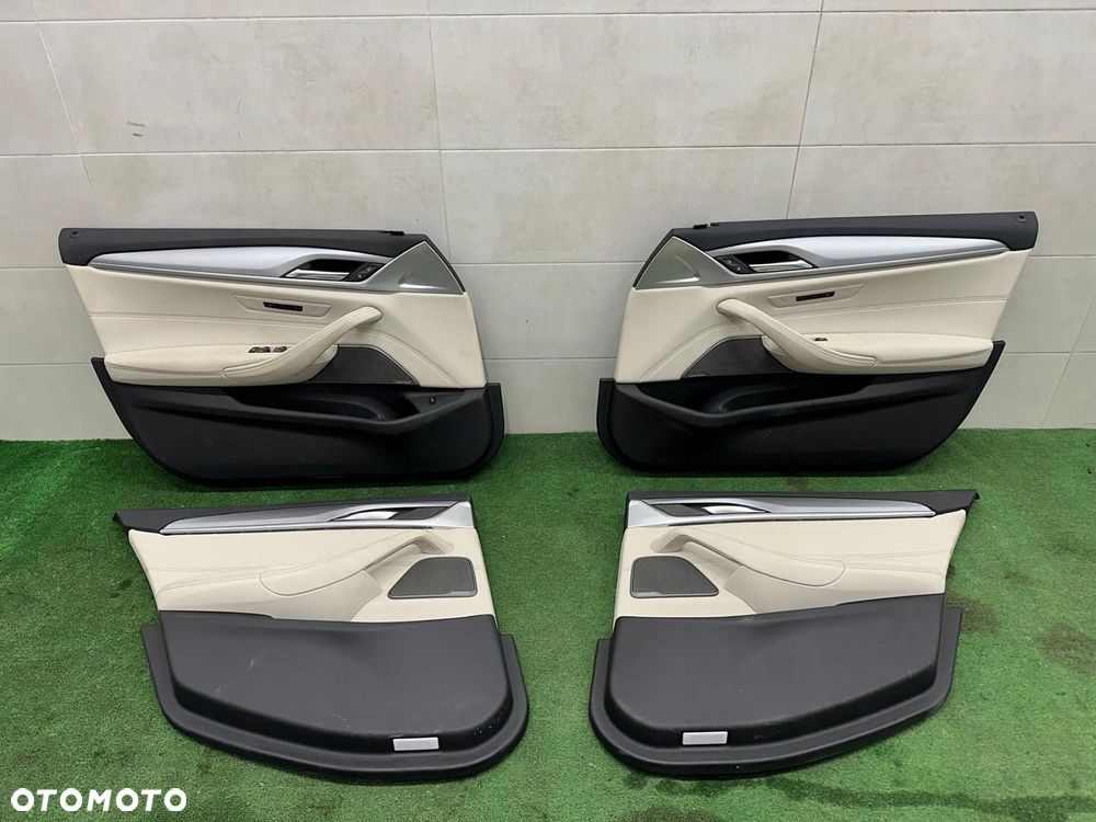 BMW 5 G30 ŚRODEK TAPICERKA FOTELE TUNEL KANAPA BOCZKI SKÓRA HARMAN KARDON - 6