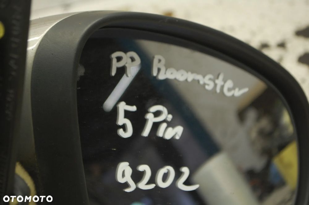 LUSTERKO PRAWY PRZÓD PRZEDNIE PRAWE 5 PIN 9202 SKODA ROOMSTER PRAKTIK - 4
