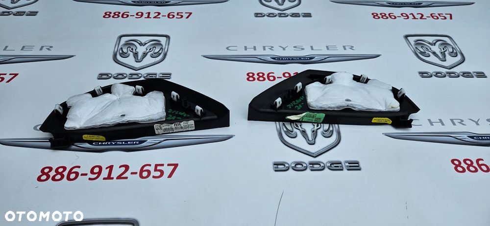 Dodge Durango III LIFT 2021-2025 Zaślepka lewa prawa deski Dekor kokpitu Osłona lewa prawa 6XM21DX9AA 6XM22DX9AA - 6