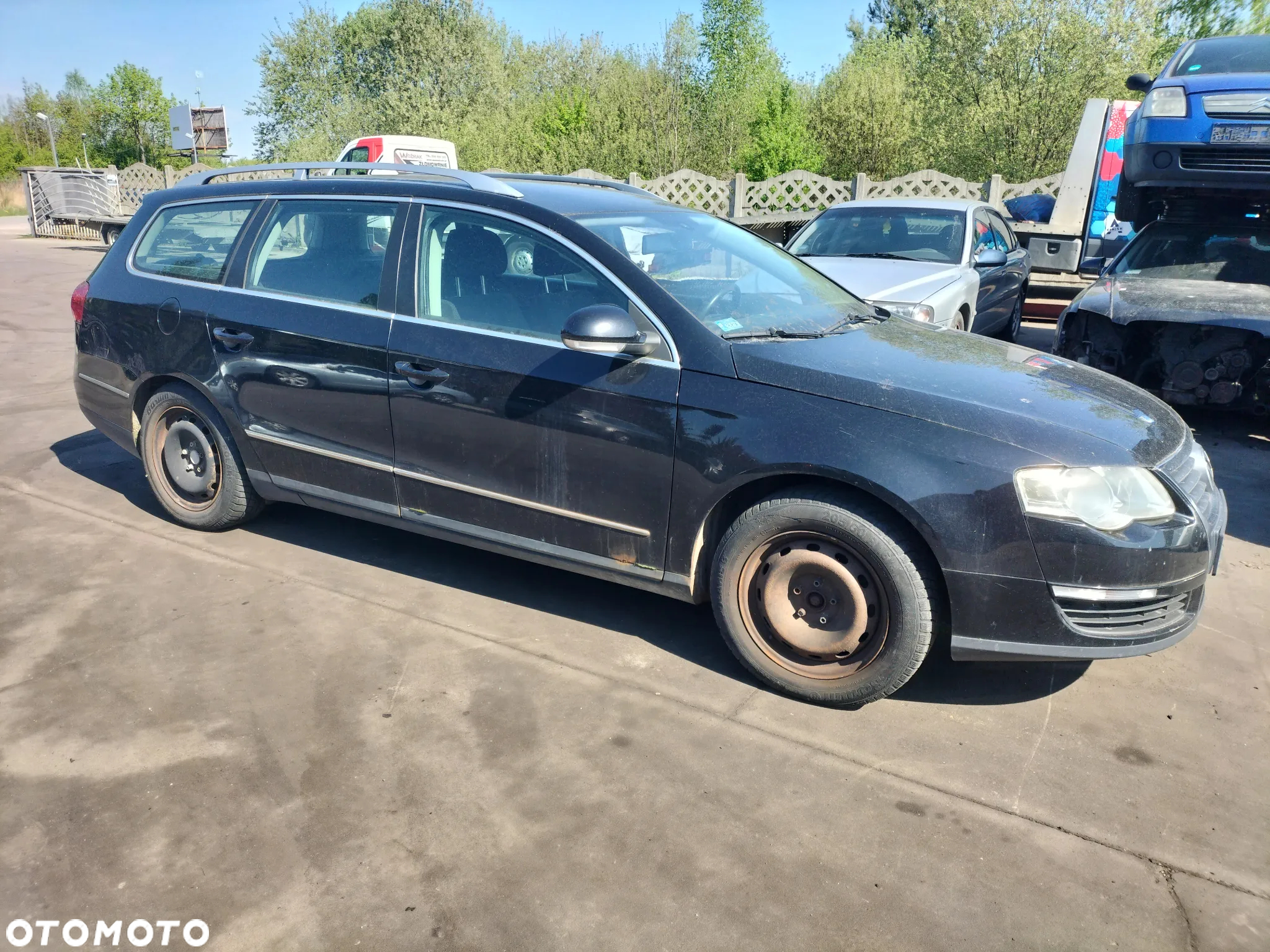 ZDERZAK MASKA BŁOTNIK PRAWY LAMPY PRZÓD PAS PRZEDNI VW PASSAT B6 2.0 TDI 05-10r - 5