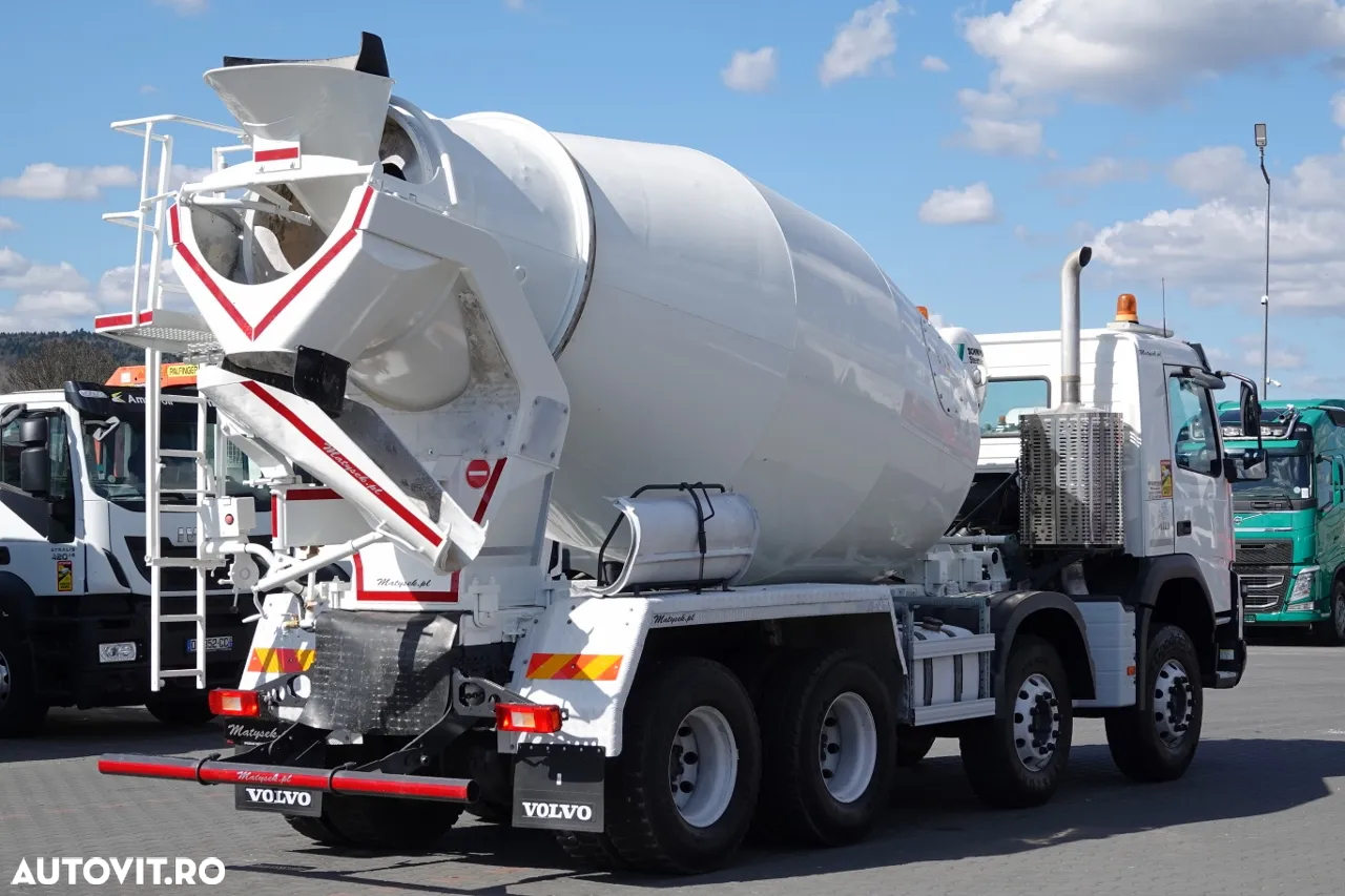 Volvo FMX 410 / 8x4 / 9m3 BETONATOR / SCHWING STETTER / HARDOX / JANTE ALIE / EURO 6 - 5