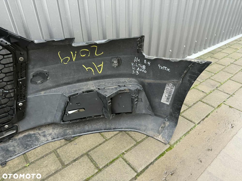 Audi A4 B9 Zderzak Przód Przedni Kompletny 4xPDC 15-19 LY9B - 7