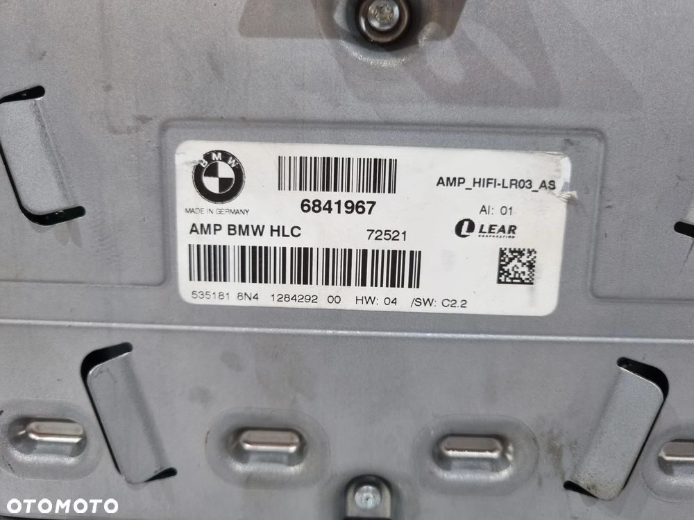 BMW F34 WZMACNIACZ AUDIO 6841967 - 5
