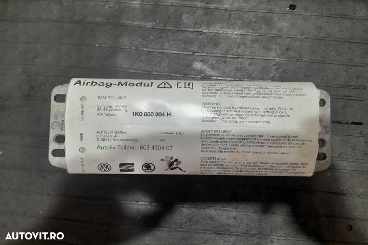 Airbag pasager 1K0880204H 1K0880204H Volkswagen VW Golf 5 [2003 - 200 - 1