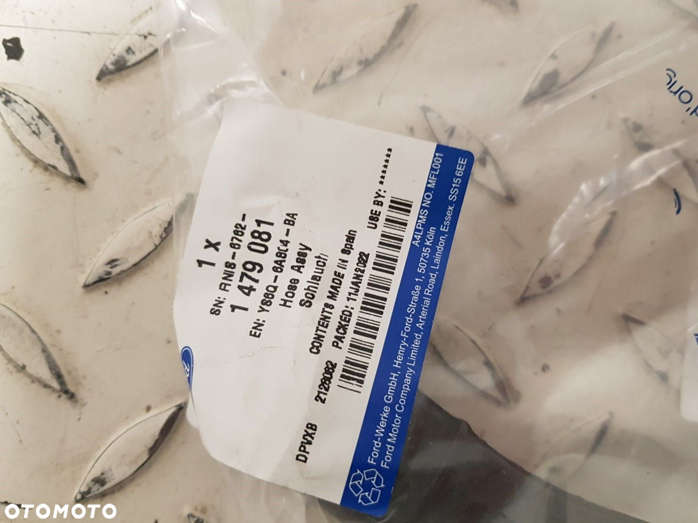 FABRYCZNIE NOWA ORYGINALNA RURA WĄZ PRZEWÓD ODMY FORD FOCUS MK1 97-04 1.8 Y86Q-6A804-BA - 4