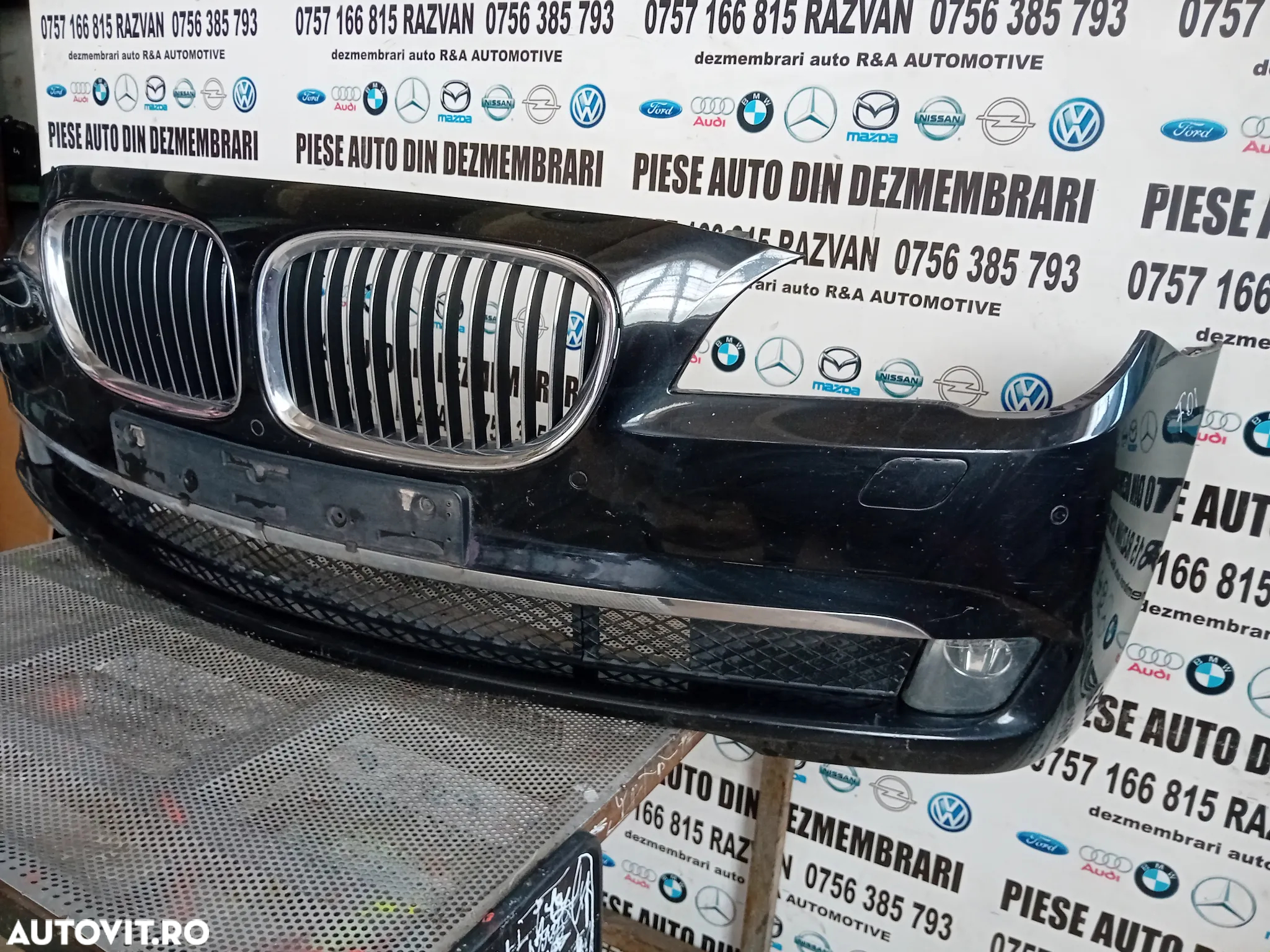Bara Fata Bmw Seria 7 F01 F02 NFL Completa Cu Camere Si Senzori Parcare Originala Intacta - 4