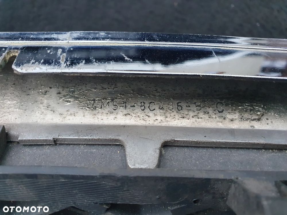 FORD FOCUS II MK2 GRILL CENTRALNY ATRAPA CHŁODNICY CHROM 4M51-8138-BB 4M51-8C436-AD - 5