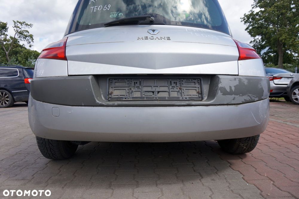 ZDERZAK TYLNY MEGANE II PH2 LIFT 5D HB TED69  SREBRNY RENAULT 2006-2008 - 1