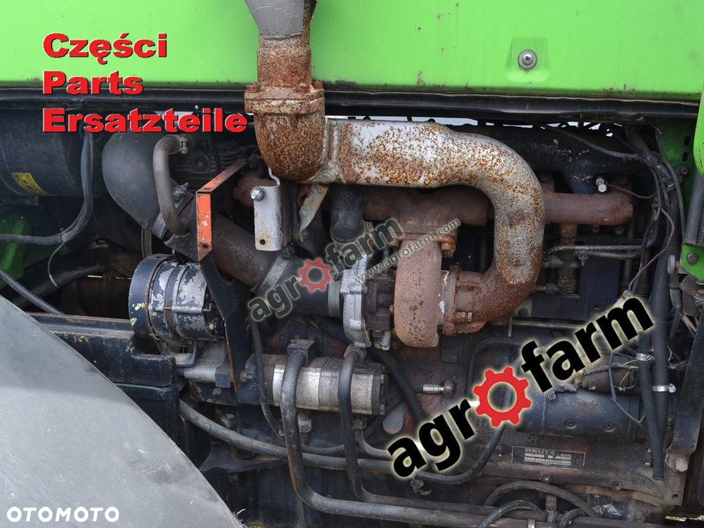 Deutz DX 145 części, skrzynia biegów, silnik, oś - 4