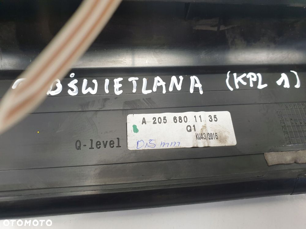 Mercedes A205 W205 NAKŁADKA PROGOWA listwa Kpl - 5