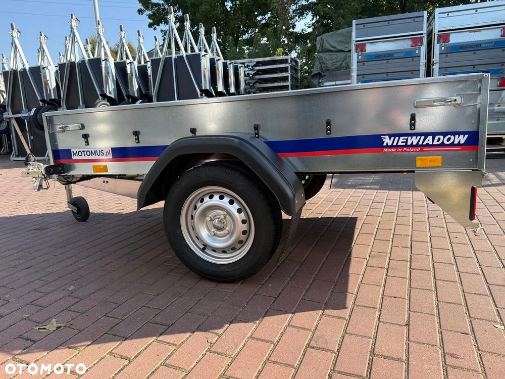 Niewiadów Przyczepa Niewiadów N421U 204x138x35cm 1 oś 750kg burty boczne 2mm Częstochowa MOTOMUS dostawa pod dom - 5