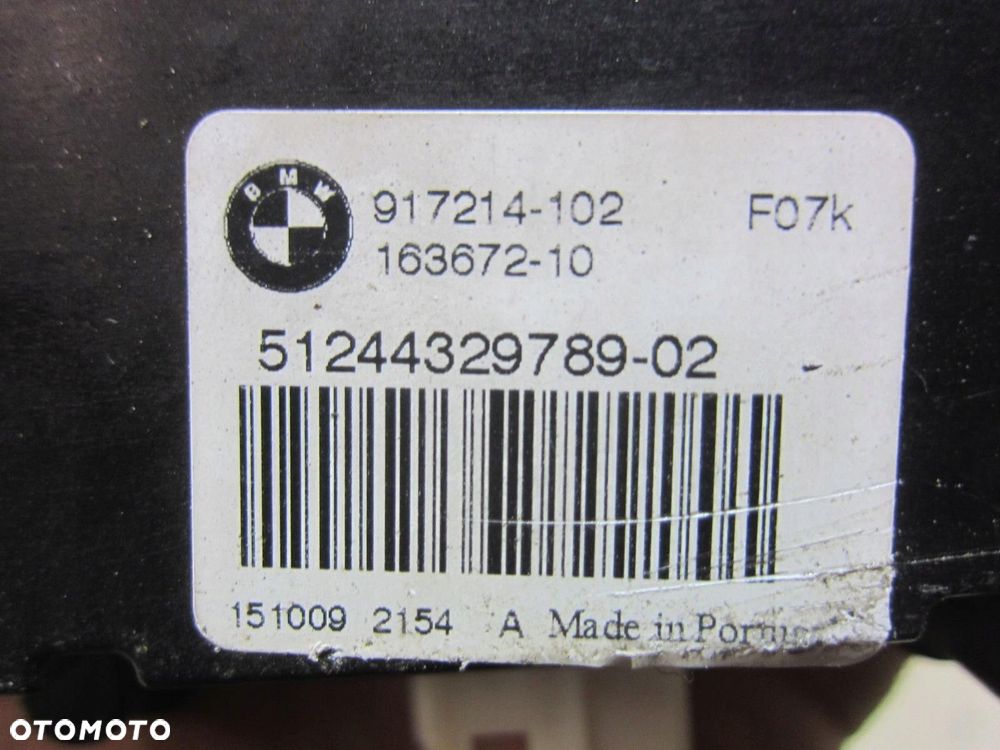 BMW F07 GT ZAMEK DOCIĄG KLAPY BAGAŻNIKA 7211168 51247211168 51244329789 - 7