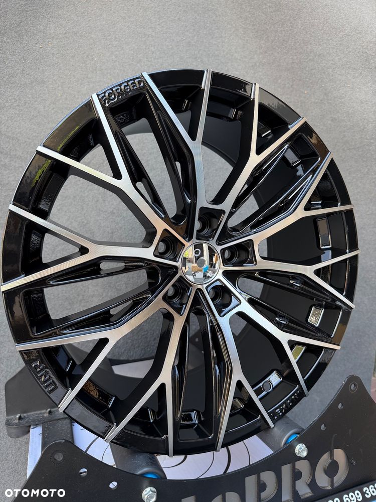 NOWE alufelgi M pakiet 5x112 18 felgi 8j ET35 BMW seria 3 G20 G22 G30 G31 F44 G22 G23 G32 F39 G60 G01 X1 F48 G42 X2 U06 Active Tourer Z4 G29 xDrive Styling 930 czarne polerowane jak Japan Racing Carbonado Rubin - 3